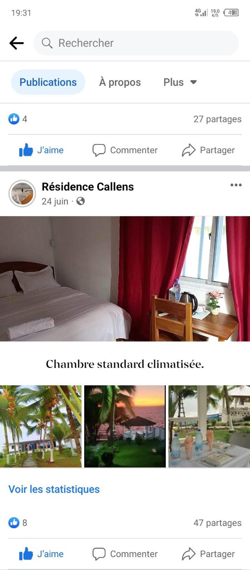 Residence Callens Kribi Eksteriør billede